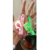 Ice Cream Rubber Keychain Set of 2 - Gift for Kids