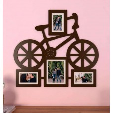 Personalised MDF Cycle Photo Frame