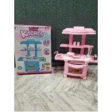 Mini Kitchen fun Cooking Pretend Playset with Real Cooking Sound and Light for Kids - Kids Gifts