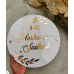 Customised Round Acrylic Name Plate for Home Decor 12x12 Inches