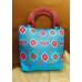 Patola Print Handle Bag With Classy Handle