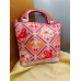 Patola Print Handle Bag With Classy Handle