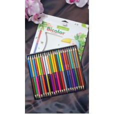 Pencil Bi Color Set 48 Shades - Gift for Kids