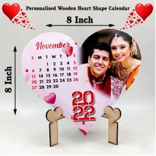 Personalised 2023 Wooden MDF Stand Calendar