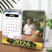 Personalised 2024 Double Spiral Binding Calendar - New Year Gifts