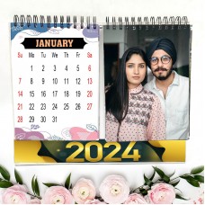 Personalised 2024 Double Spiral Binding Calendar - New Year Gifts