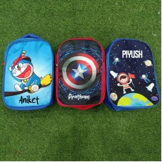 Personalised School Bag With Double Zipper 12 Inches For Kids - Gift for Kids