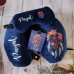 Personalised Travel Neck Pillow, Eye Mask and Bag Tag Combo - Gifts for Kids