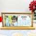 Personalised Wooden Stand Calender  