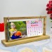 Personalised Wooden Stand Calender  