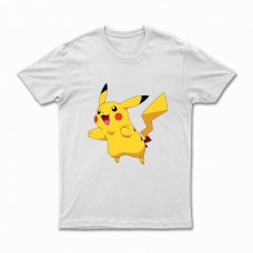 Round Collar Shirt-Pikachu