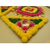 Pompom and Gota Rangoli Mat