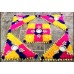 Pompom and Gota Rangoli Mat