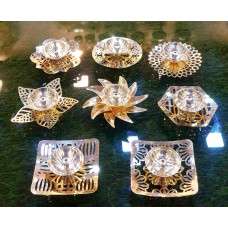 Pure Brass Diya's collection set of 8 pieces