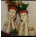 Roman Lady Face Resin Planters Home Decor Set Of 2