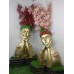 Roman Lady Face Resin Planters Home Decor Set Of 2