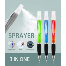 Sanitizer Spray Pocket Ball Pen Portable Personal Hand Mist Sprayer Pack of 4 - Gift For Office/Students