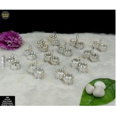 Silver Plated Haldi Kumkum Design