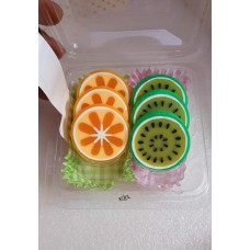 Sliced Fruit Eraser Set