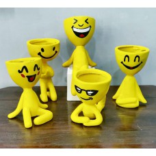 Smiling planters