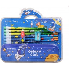 Space And Unicorn Theme Pencils and Eraser Kit Set - Gifts for Kids Pack Of 1