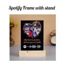 Spotify Frame With Stand 5x7 Inches | Anniversary Gift