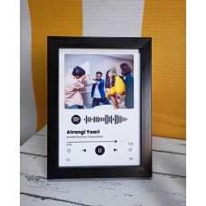 Customized Spotify Frame Anniversary Gift