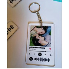 Customised Spotify Key Chain
