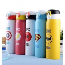 Super Heros Theme Stainless Steel Insulated Bottle