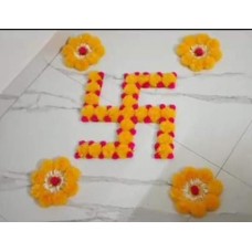 Swastik Rangoli Mat