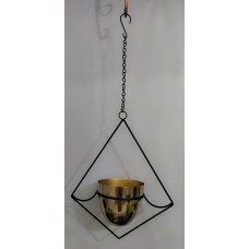 Triangle Shaped Hanging Planter with 4 Colour Combination
