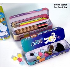 Triple Layer Metal Pencil Box For Kids - Kids Gifts