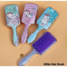 Unicorn Glitter Filled Hair Brush
