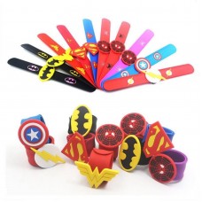 Super Hero Wrist Slap Bands Set of 2