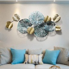 Wall Decor Art Big Metal Leaves - Home Decor and Wedding