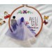 Personalised  Couple Wedding Hoop for Engagement with Calender Save the Date