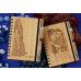 Customised Wooden Theme Calendar and Pen Combo