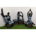 Resin Yoga Girls Statue Home Decor Set Of 3
