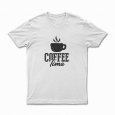 Round Collar Shirt-Coffee Time