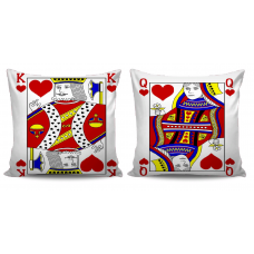Couple Pillow King Queen Cards