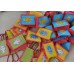 Jute bags with hand cut Durgaji