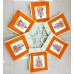 Jute bag with Ganesh Print 12x10x4.5 Inches