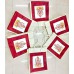 Jute bag with Ganesh Print 12x10x4.5 Inches