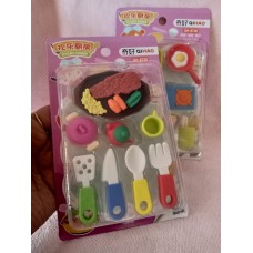 Eraser set Blister card pack 