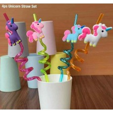Unicorn Straw Set of 4