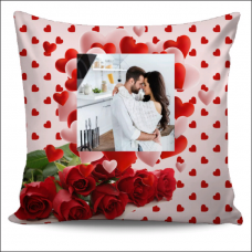 Love Pillow Red Roses