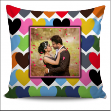 Love Pillow Color Hearts