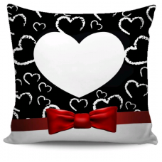 Love Pillow Red Bow Tie